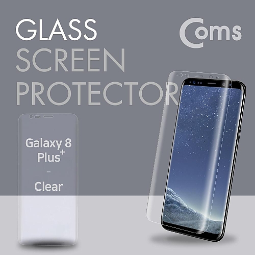 Coms 스마트폰 보호필름(갤럭시S8 Plus) 투명 갤럭시 Coms 스마트폰 보호필름(갤럭시S8 Plus) 투명 갤럭시