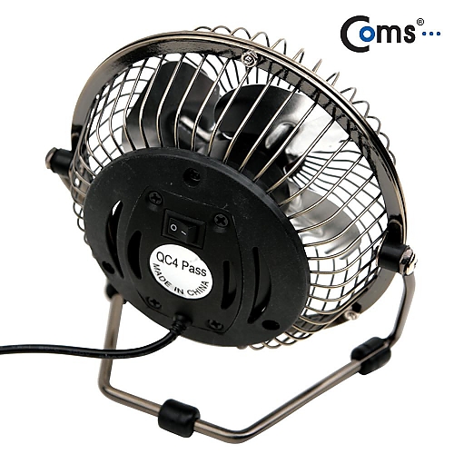 Coms USB 선풍기 상하조절 metal 실버 Coms USB 선풍기 상하조절 metal 실버